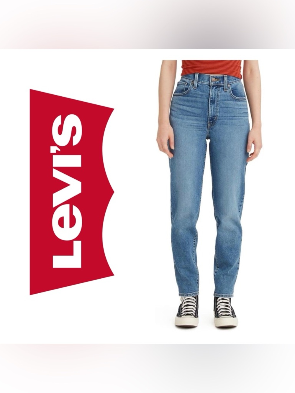 Levi's High Waisted Mom Jeans